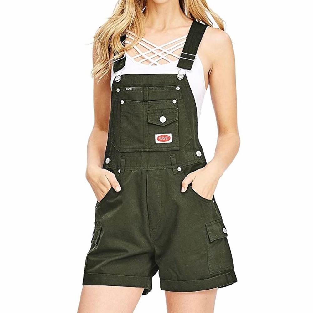 Overall shorts